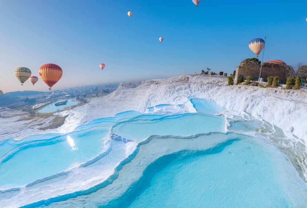 Full Day Pamukkale Hierapolis & Cotton Castle Tour with shared transfers